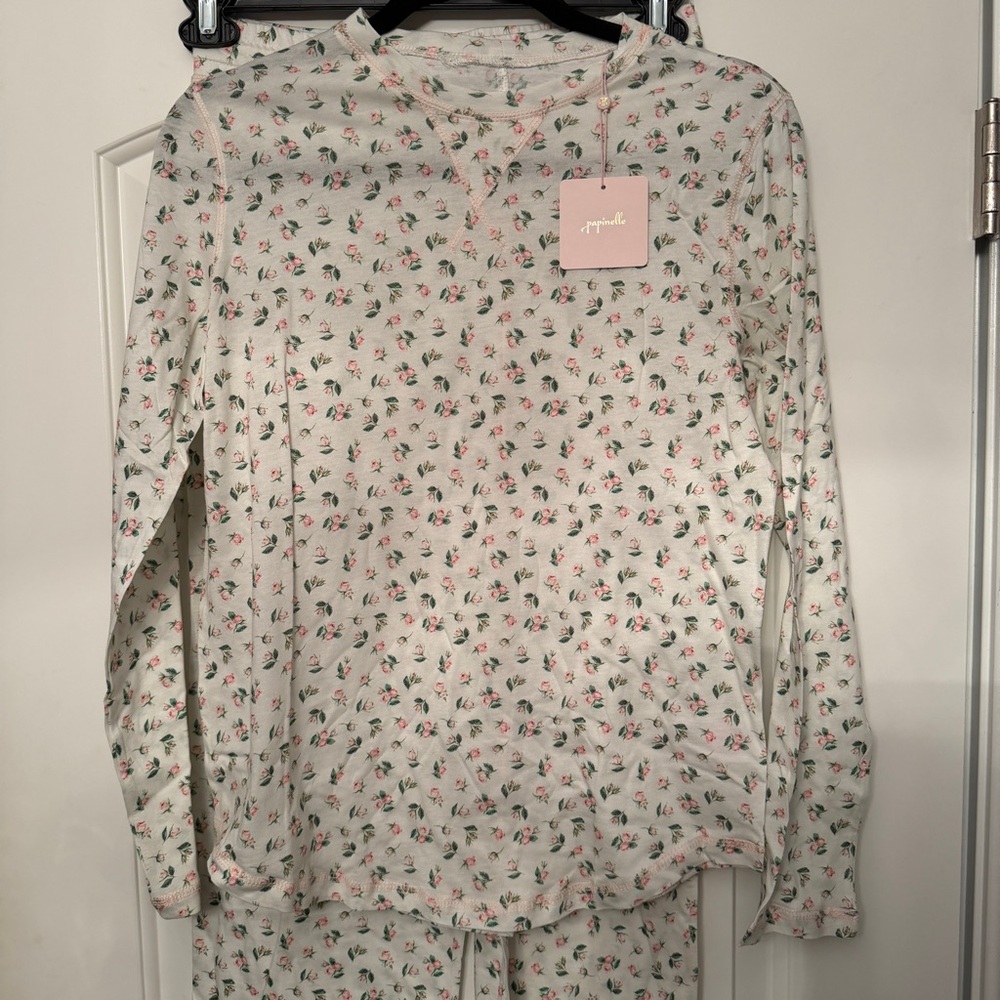 Organic Cotton Floral Print PJ Set